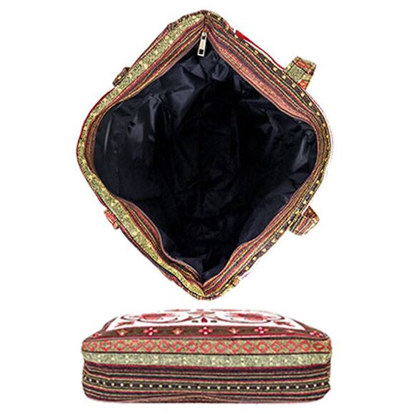 Tapestry Woven Canvas Tote Bag Lavender - Picture 3 of 3